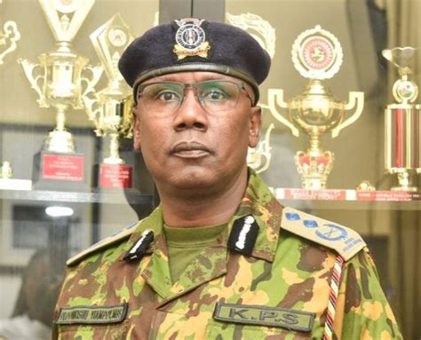 Kenyan presidential escort commander June 30, 2022